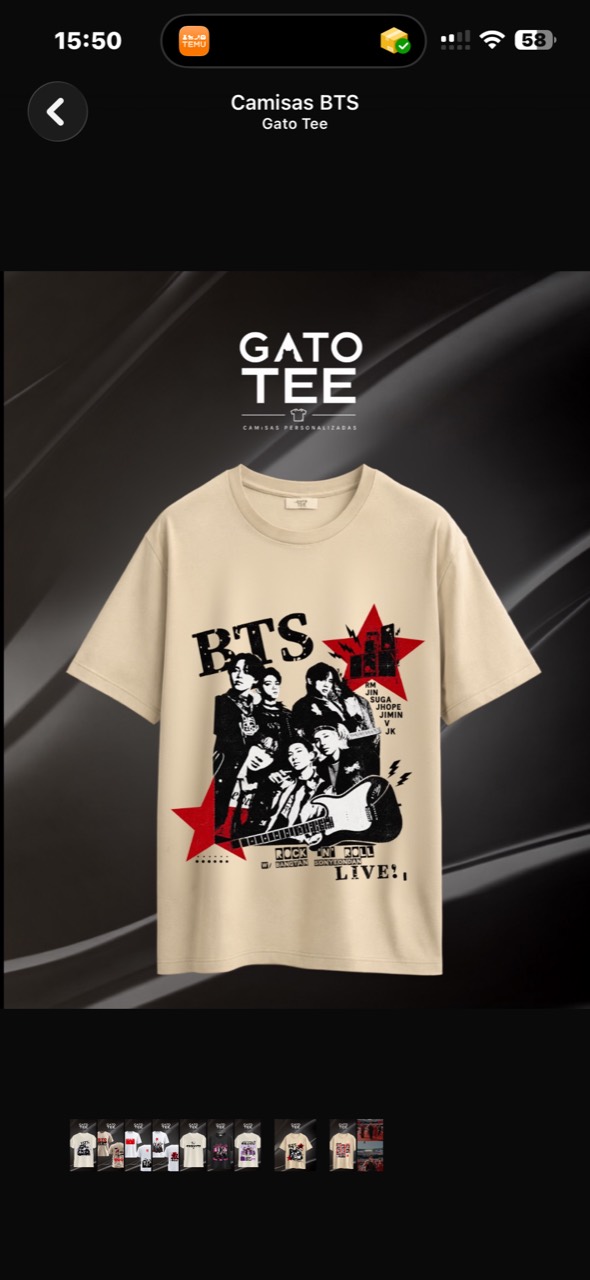 Camisa BTS 02