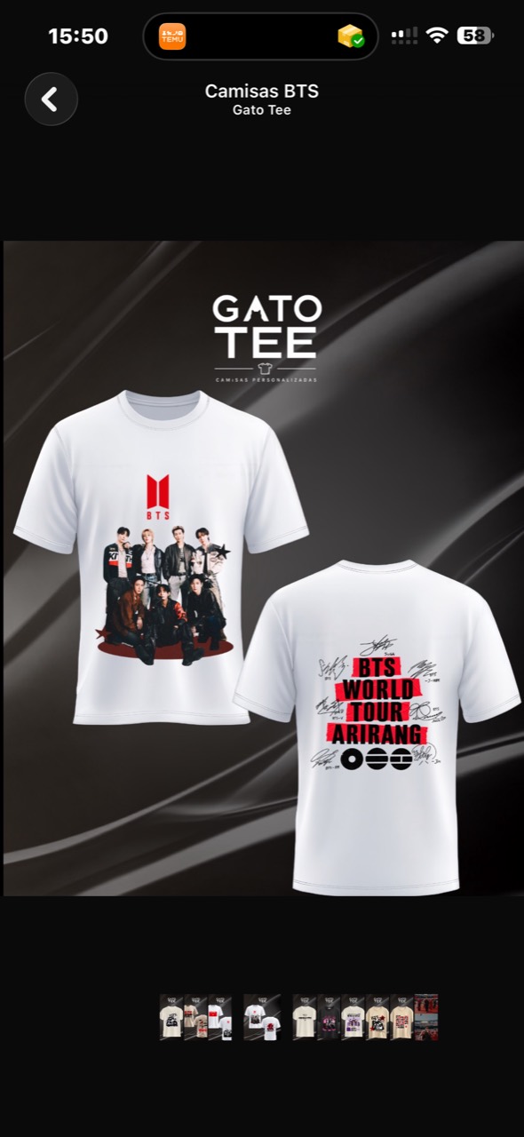 Camisa BTS 06