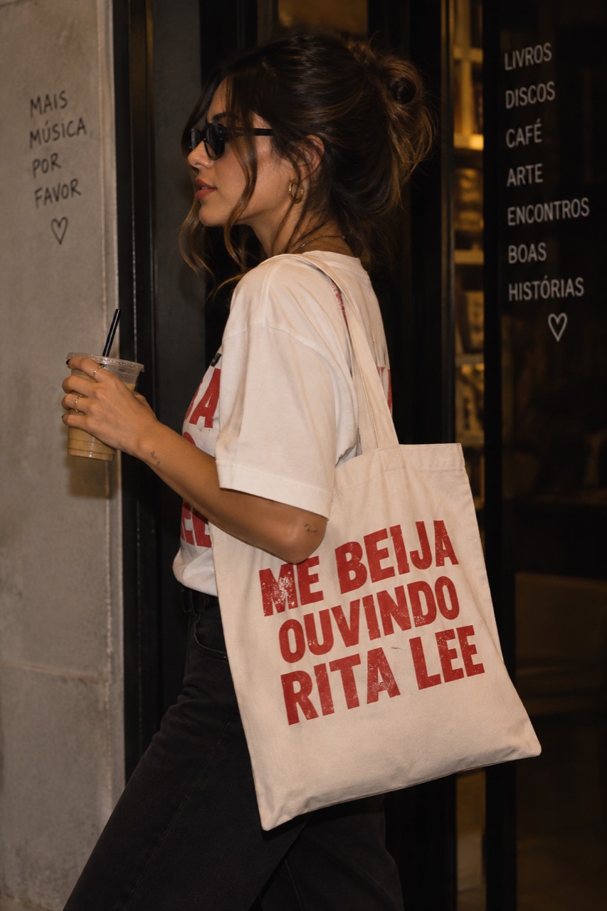 Ecobag Rita Lee 01 — Me Beija Ouvindo Rita Lee