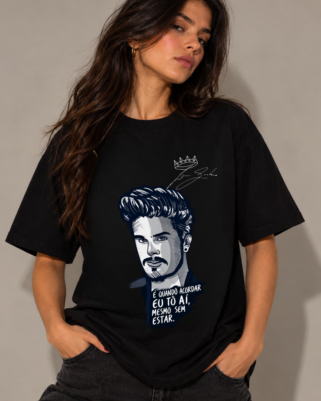 Camisa Luan Santana 01 — Retrato Ilustrado