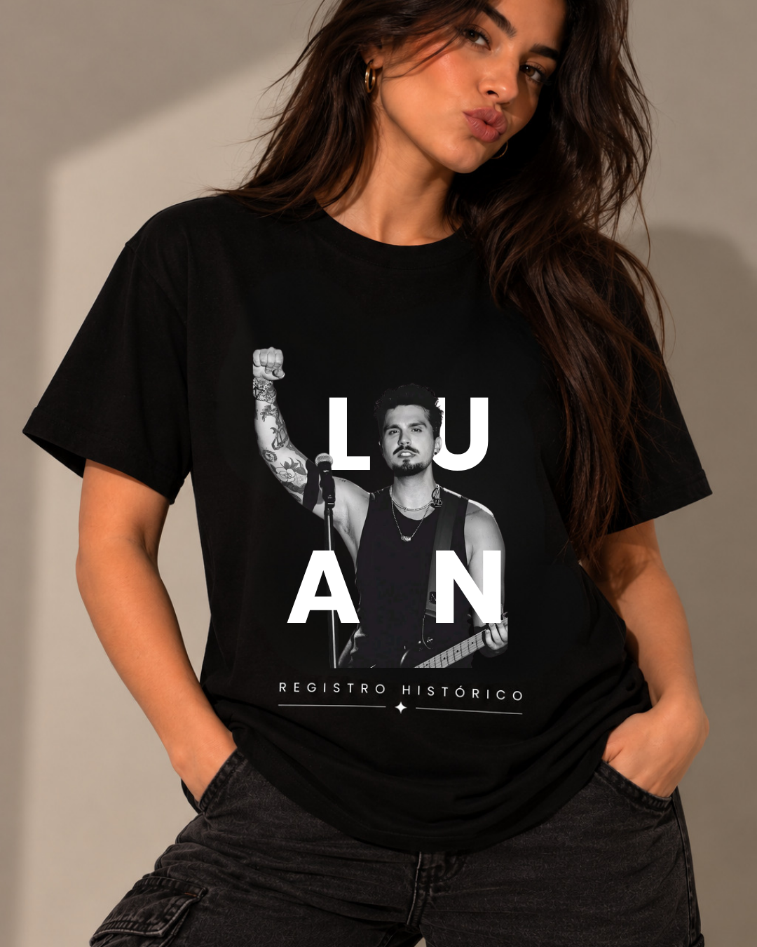 Camisa Luan Santana 09 — Registro Histórico — No Palco